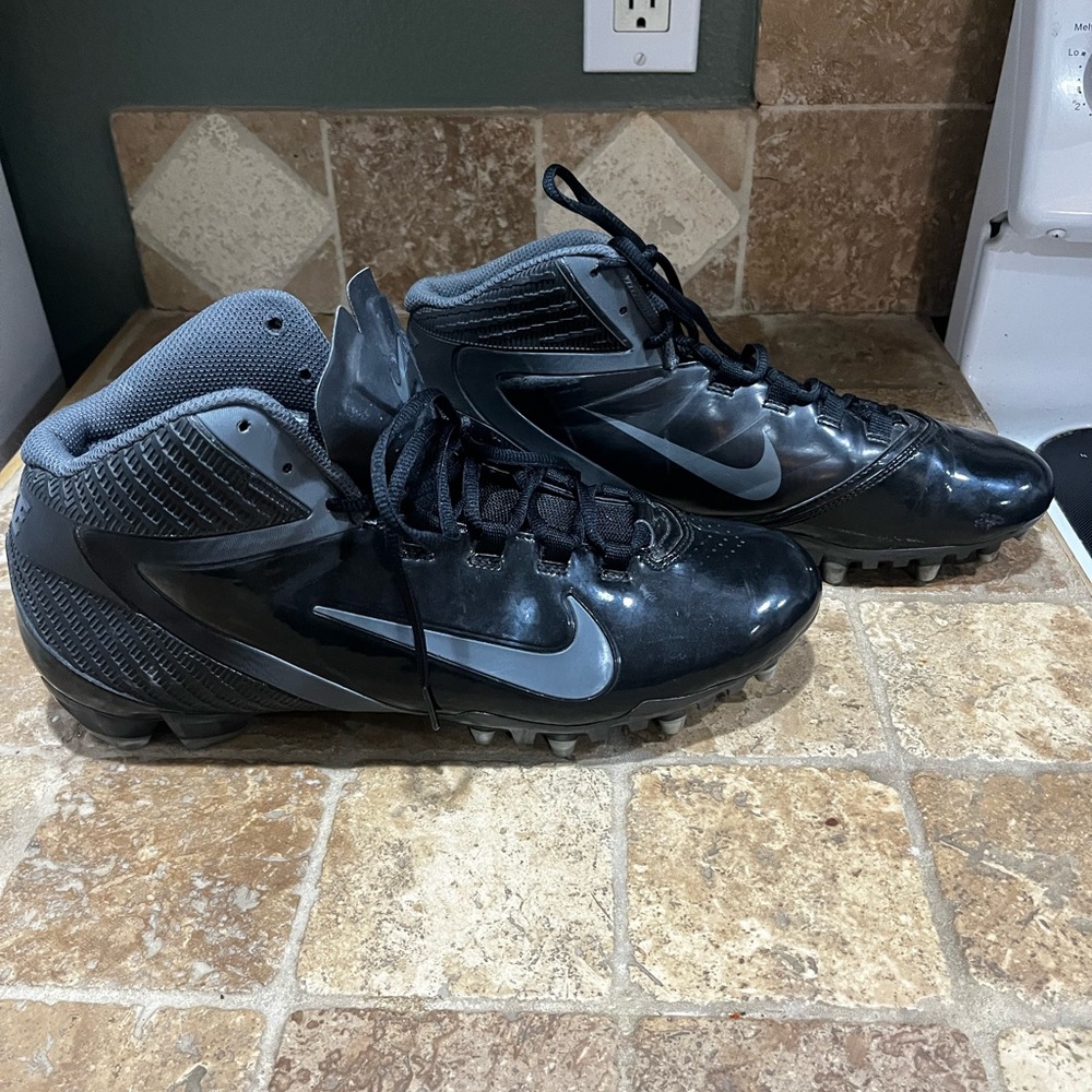 Nike Alpha Speed Football Cleats. Men’s Size 12.5 Black